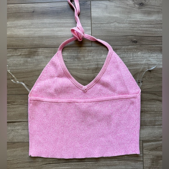 FULL TILT Womens Space Dye Halter Top Size XL Pink NEW - Picture 5 of 10